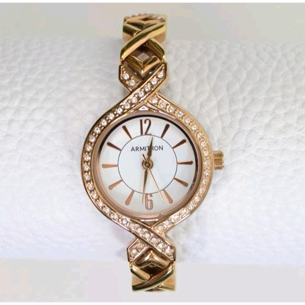 Armitron Women's Watch 75/5412RG Beautiful Crystals